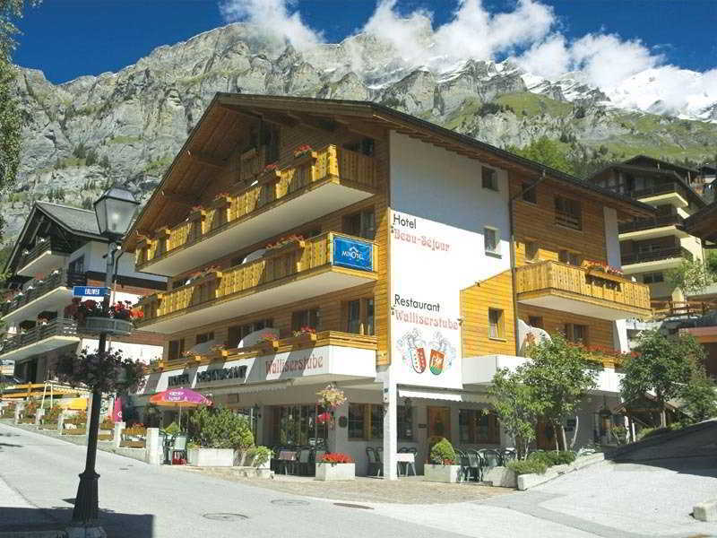 Hotel Beau-Séjour Leukerbad Esterno foto