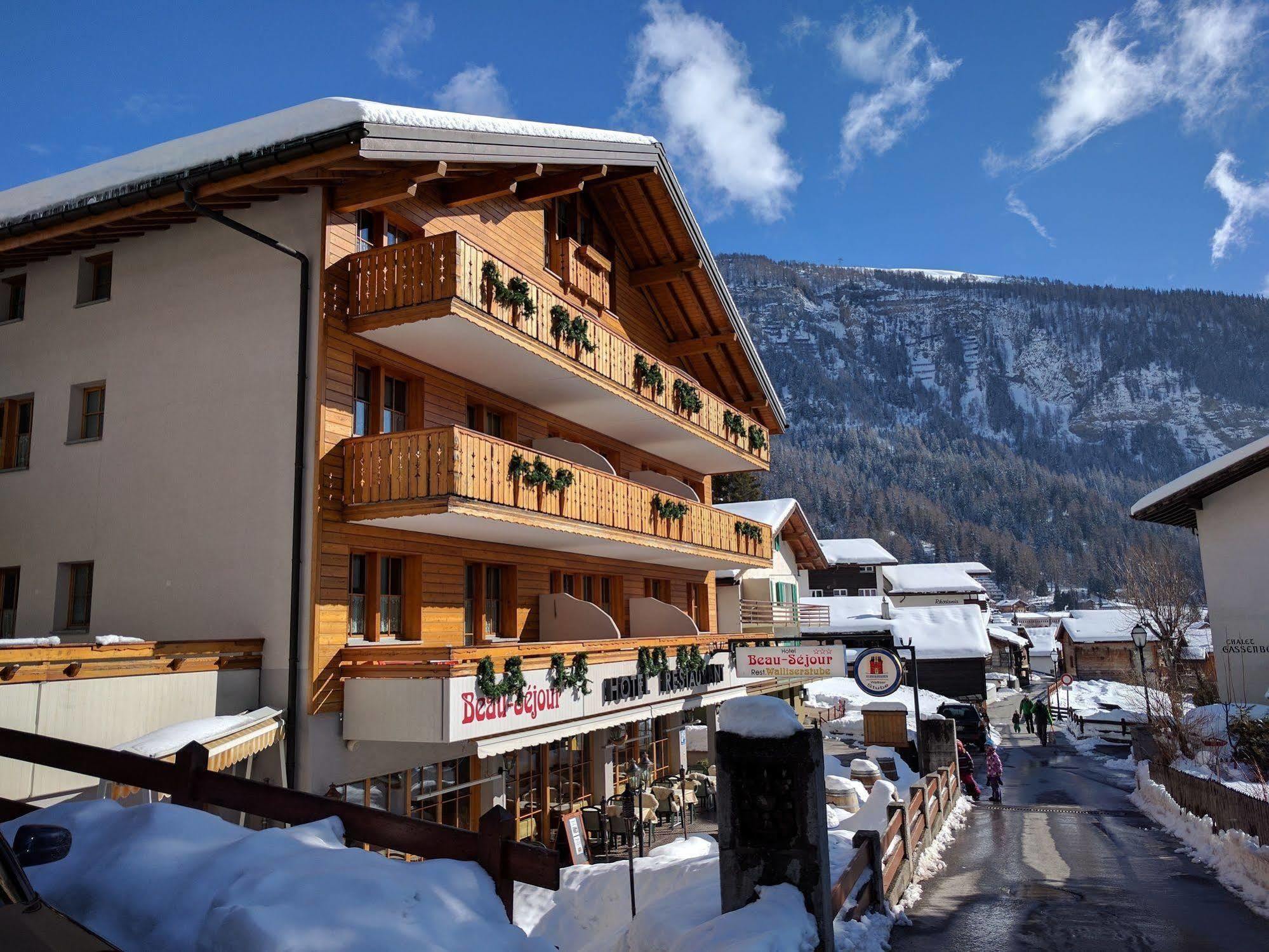 Hotel Beau-Séjour Leukerbad Esterno foto